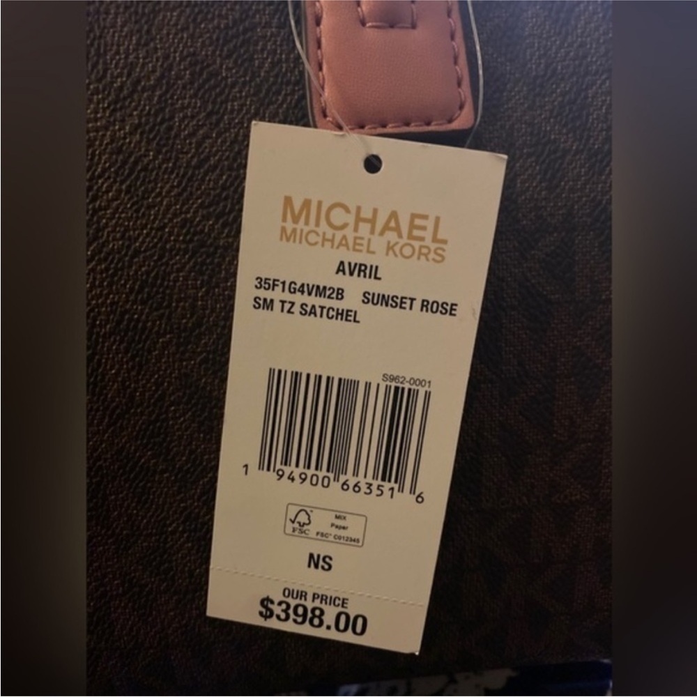 New Michael  Kors Avril small satchel bag - Picture 14 of 14
